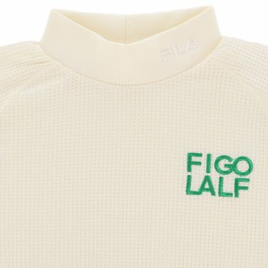 フィラ FILA　メンズ ロゴデザイン ワッフル生地 ストレッチ 長袖 ラグランスリーブ ハイネックシャツ 783-543　2023年モデル 詳細3