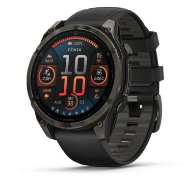 Garmin ガーミン fenix 8 Sapphire 47mm Carbon Gray AMOLEDディスプレイ Suica対応  010-02904-27 2024年モデル | 【公式】有賀園ゴルフオンラインAGO