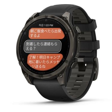 Garmin ガーミン　fenix 8 Sapphire AMOLED フェニックス8 サファイア 47mm　010-02904-27 Carbon Gray　2024年モデル 詳細3