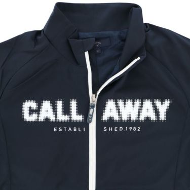 キャロウェイ Callaway　メンズ ロゴプリント メッシュ裏地 スターストレッチ 収納袋付き 長袖 フルジップ ブルゾン C24215100　2024年モデル 詳細3