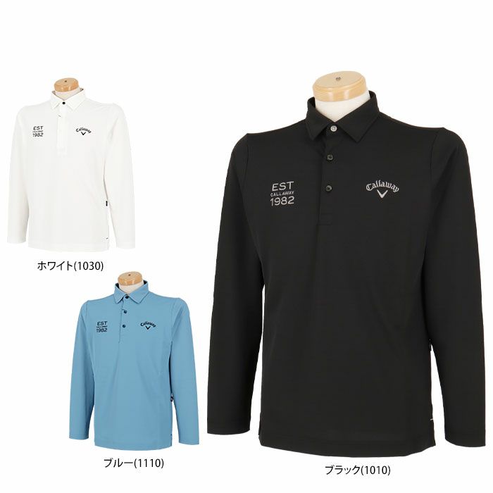 Callaway ポロシャツ Callaway（キャロウェイ） ウェア 長袖ポロシャツ メンズ ゴルフウェア