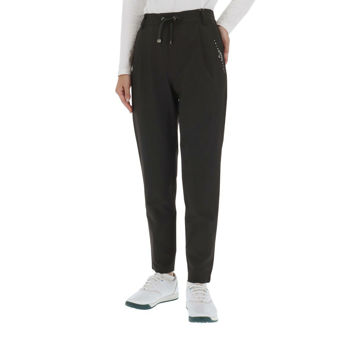 キャロウェイ Callaway　レディース 8WAYストレッチ 撥水 ジョガーパンツ C24226201　2024年モデル ブラック（1010）