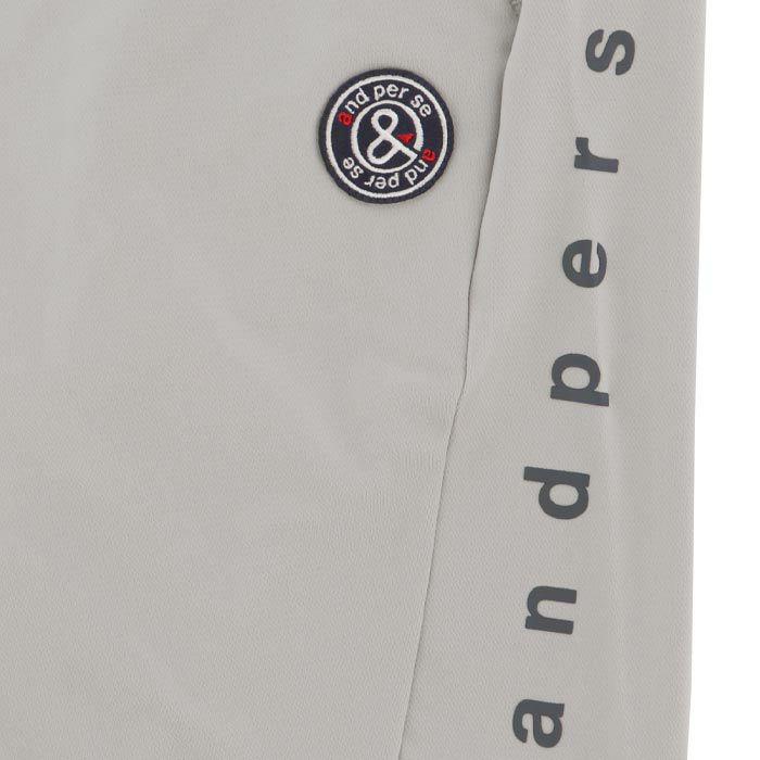 アンパスィ and per se　メンズ 撥水 ロゴデザイン エアロスウェット ストレッチ テーパード ロングパンツ AMF5004J1　2024年モデル 詳細6