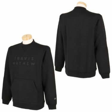 トラヴィスマシュー Travis Mathew　メンズ ロゴアップリケ ダンボール 長袖 クルーネック スウェット プルオーバー 7AK004　2024年モデル 詳細2