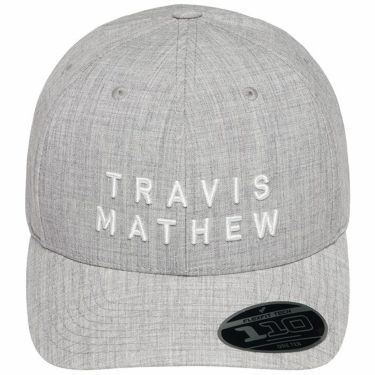 トラヴィスマシュー Travis Mathew　メンズ ロゴ刺繍 スナップバック キャップ 1MX390JV 9HGR ヘザーグレー　2024年モデル 詳細1