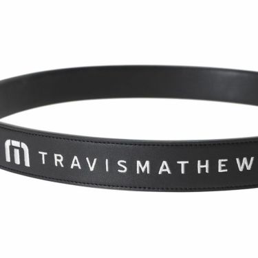 トラヴィスマシュー Travis Mathew　メンズ ロゴデザイン セレーション ベルト 7AK080 0BLK ブラック　2024年モデル 詳細1