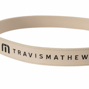 トラヴィスマシュー Travis Mathew　メンズ ロゴデザイン セレーション ベルト 7AK080 2OFT オックスフォードタン　2024年モデル 詳細1