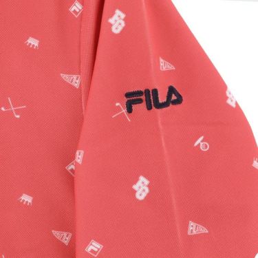 フィラ FILA　メンズ 飛び柄 エンブレムワッペン 長袖 ボタンダウン ポロシャツ 784-502　2024年モデル 詳細4