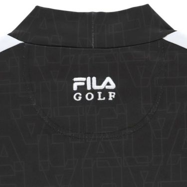 フィラ FILA　メンズ タイポグラフィ柄 サイドライン 裏微起毛 長袖 モックネックシャツ 784-510　2024年モデル 詳細4