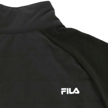 フィラ FILA　メンズ 中綿 フリース 生地切替 ストレッチ 長袖 フルジップ ハイネックシャツ 784-541　2024年モデル 詳細4