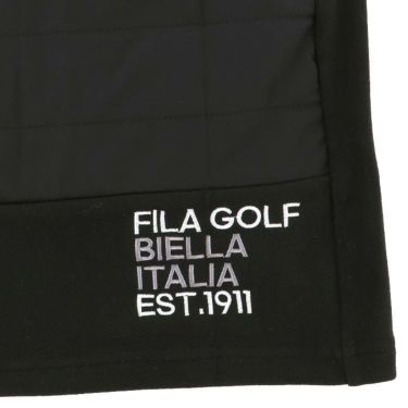 フィラ FILA　メンズ 中綿 フリース 生地切替 ストレッチ 長袖 フルジップ ハイネックシャツ 784-541　2024年モデル 詳細5