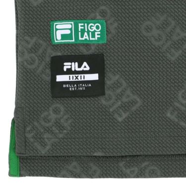 フィラ FILA　メンズ エンボス柄 長袖 取外し可能胸ポケット付き モックネックシャツ 784-542　2024年モデル 詳細5