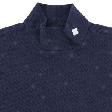 マリクレール marie claire　レディース フラワーエンボス 総柄 UVカット 長袖 モックネックシャツ 734-527　2024年モデル 詳細3