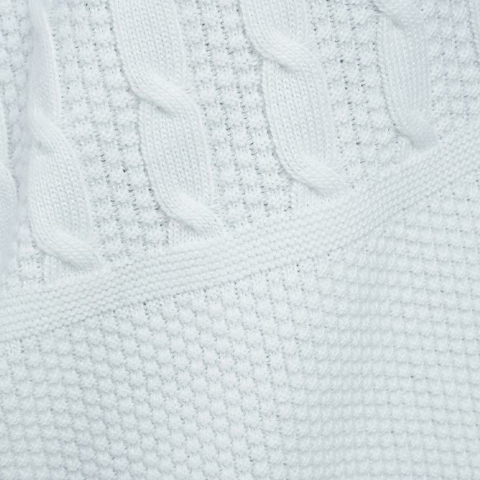 アドミラル Admiral　メンズ 軽量 ケーブル編み 編地切替 Vネック ベスト ADMA471　2024年モデル 詳細5