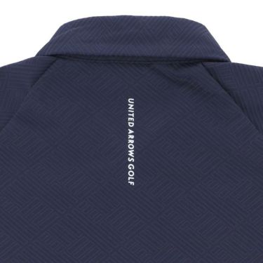 ユナイテッドアローズゴルフ　メンズ ヘリンボン柄 ジャカード 長袖 ハーフジップ ポロシャツ 6012-699-0057　2024年モデル 詳細5