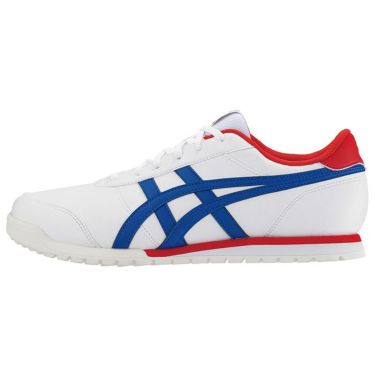 アシックス asics　ゲルプレショット クラシック 4 スパイクレス ゴルフシューズ 1113A054 100 ホワイト/ツナブルー　2024年モデル 詳細1