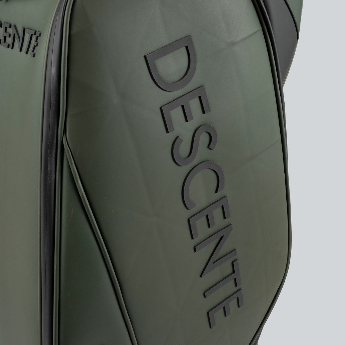 デサントゴルフ DESCENTE GOLF　WIMPLEデザイン ロゴデザイン キャディバッグ DQBXJJ01 GR00 グリーン　2024年モデル　詳細5