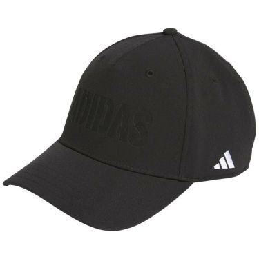 アディダス adidas　メンズ レーザーカット ロゴ キャップ JTY43 IS6581 ブラック　2024年モデル ブラック（IS6581）