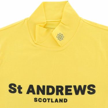 セントアンドリュース St ANDREWS　メンズ ロゴプリント ストレッチ 長袖 ハイネックシャツ 042-4266151　2024年モデル 詳細6