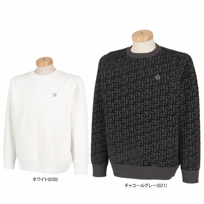 新品 セントアンドリュース プルオーバー ニット ブラック ゴルフ 