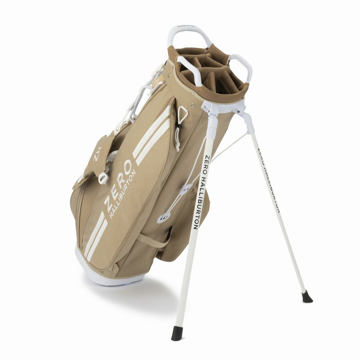 ゼロハリバートン　ZHG-CB1 ソリッドコーデュラシリーズ スタンド キャディバッグ 82922 05 ベージュ　2024年モデル ベージュ（05）