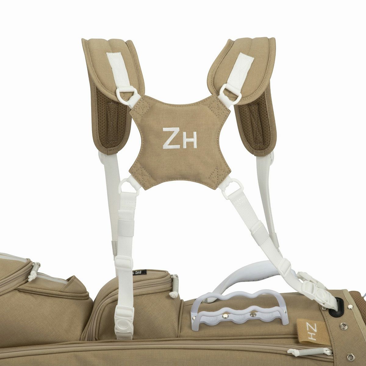 ゼロハリバートン　ZHG-CB1 ソリッドコーデュラシリーズ スタンド キャディバッグ 82922 05 ベージュ　2024年モデル ベージュ（05）