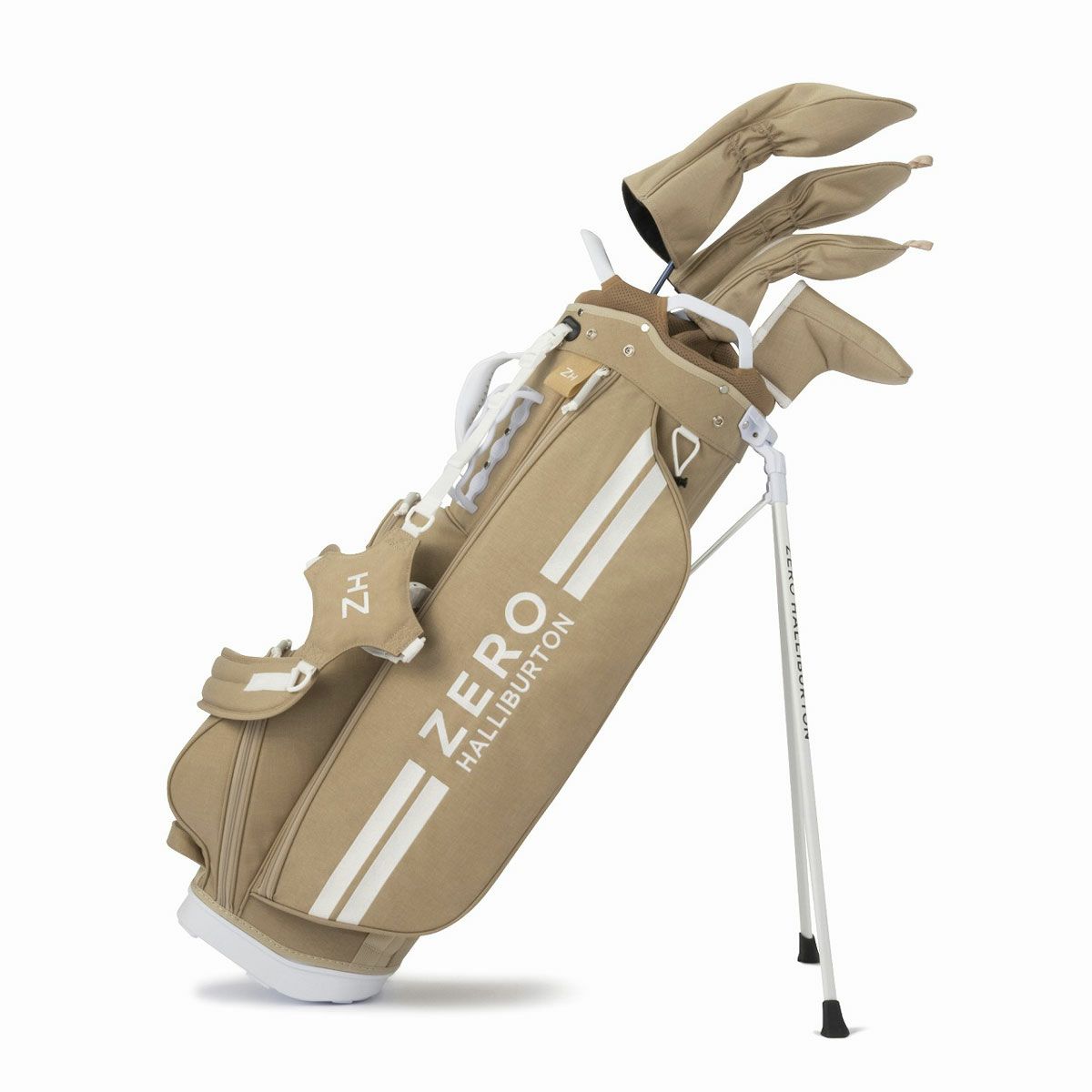 ゼロハリバートン　ZHG-CB1 ソリッドコーデュラシリーズ スタンド キャディバッグ 82922 05 ベージュ　2024年モデル ベージュ（05）
