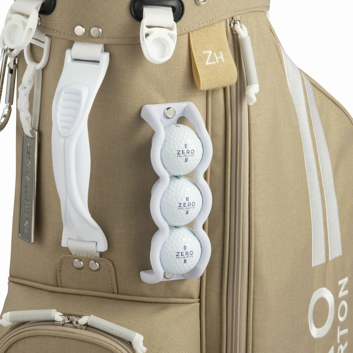 ゼロハリバートン　ZHG-CB1 ソリッドコーデュラシリーズ スタンド キャディバッグ 82922 05 ベージュ　2024年モデル ベージュ（05）