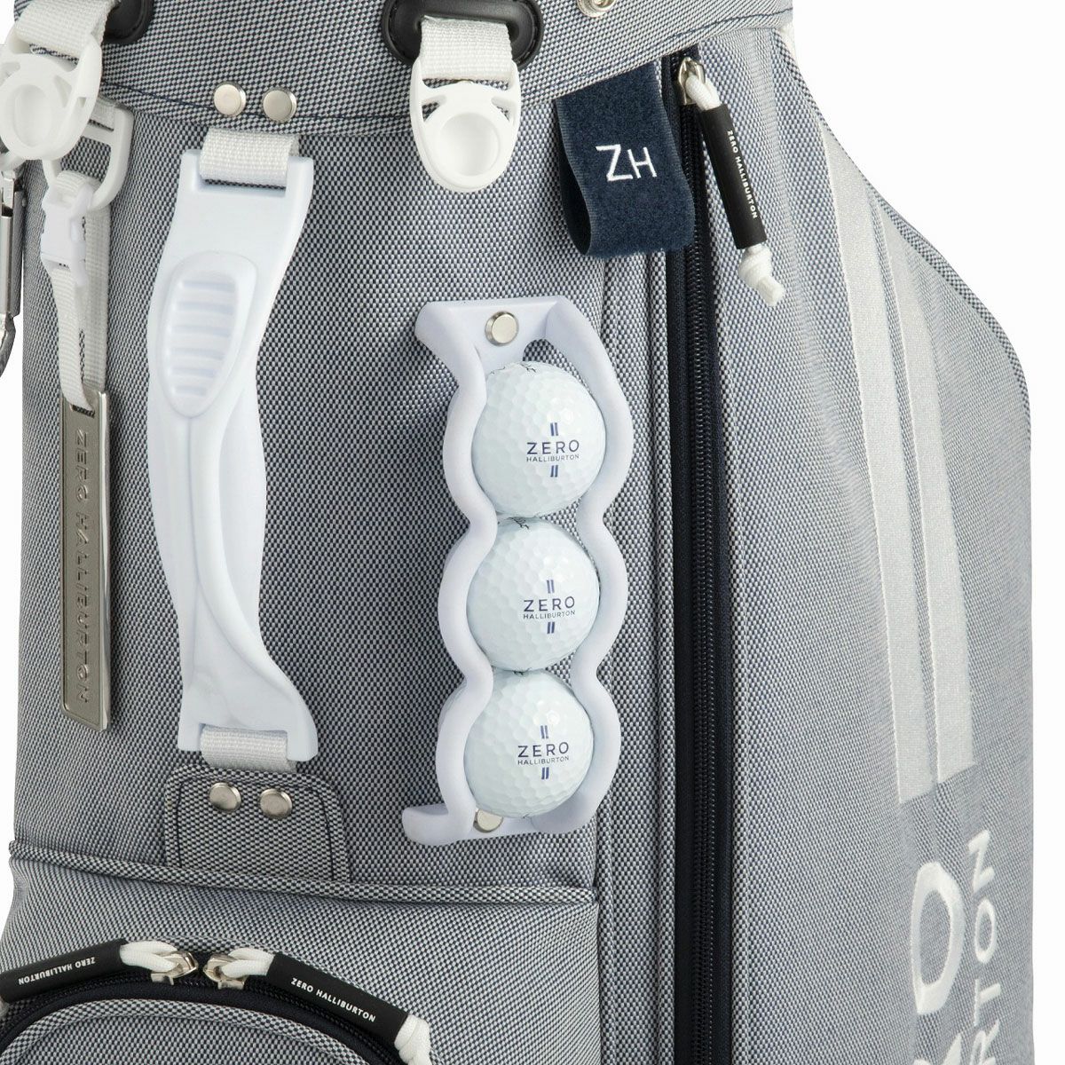 ゼロハリバートン　ZHG-CB1 シャンブレーコーデュラシリーズ スタンド キャディバッグ 82932 03 ネイビー　2024年モデル ネイビー（03）