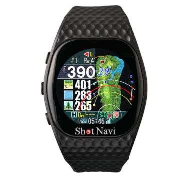 ショットナビ　Shot Navi INFINITY Touch インフィニティ タッチ　腕時計型GPSゴルフナビ　ブラック ブラック