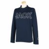 ジャックバニー Jack Bunny!!　レディース ビッグロゴプリント ストレッチ 裏起毛 長袖 モックネックシャツ 263-4266122　2024年モデル 詳細3