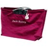 ジャックバニー Jack Bunny!!　 レディース うさぎチャーム付き ベロア トートバッグ 262-4281003 090 ピンク　2024年モデル ピンク（090）