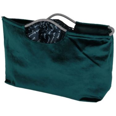 ジャックバニー Jack Bunny!!　 レディース うさぎチャーム付き ベロア トートバッグ 262-4281003 140 グリーン　2024年モデル 詳細1