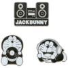 ジャックバニー JackBunny!!　ドラえもん Get Your Rhythm！ ツインマーカー 262-4284012 010 ブラック　2024モデル ブラック（010）