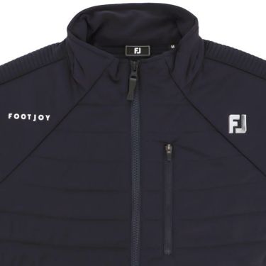 フットジョイ FootJoy　メンズ 撥水 防風 ロゴプリント 生地切替 ストレッチ 長袖 フルジップ ジャケット FJ-F24-M04　2024年モデル 詳細6