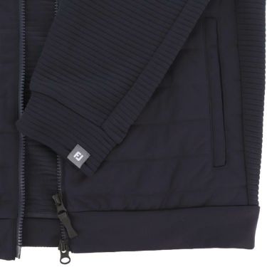 フットジョイ FootJoy　メンズ 撥水 防風 ロゴプリント 生地切替 ストレッチ 長袖 フルジップ ジャケット FJ-F24-M04　2024年モデル 詳細8