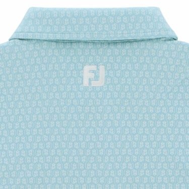 フットジョイ FootJoy　メンズ 総柄プリント 裏起毛 4WAYストレッチ 長袖 ポロシャツ FJ-F24-S18　2024年モデル 詳細8