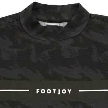 フットジョイ FootJoy　レディース 総柄プリント 配色切替 ストレッチ 長袖 モックネックシャツ FJW-F24-S04　2024年モデル 詳細7