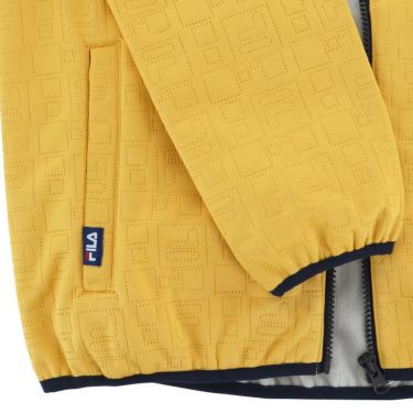 フィラ FILA　メンズ 防風 ロゴデザイン ボンディング 裏フリース ストレッチ 長袖 フルジップ ブルゾン 784-206　2024年モデル 詳細5