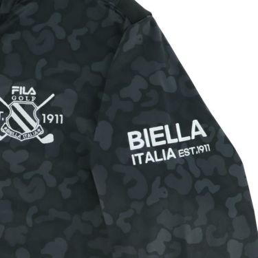 フィラ FILA　メンズ 防風 カモ柄 ボンディング 裏フリース ストレッチ 長袖 フルジップ ブルゾン 784-207　2024年モデル 詳細5