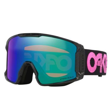 オークリー OAKLEY　LINE MINER L ラインマイナー L スキーゴーグル  BLACK GALAXY/PRIZM ARGON IRIDIUM　2024-2025 詳細1