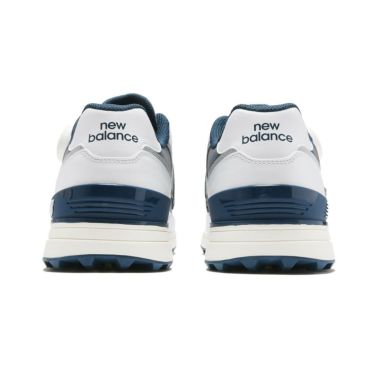 ニューバランスゴルフ　574 SL BOA v3 スパイクレス ゴルフシューズ UGBS574 J WHITE/NAVY　2024年モデル 詳細5