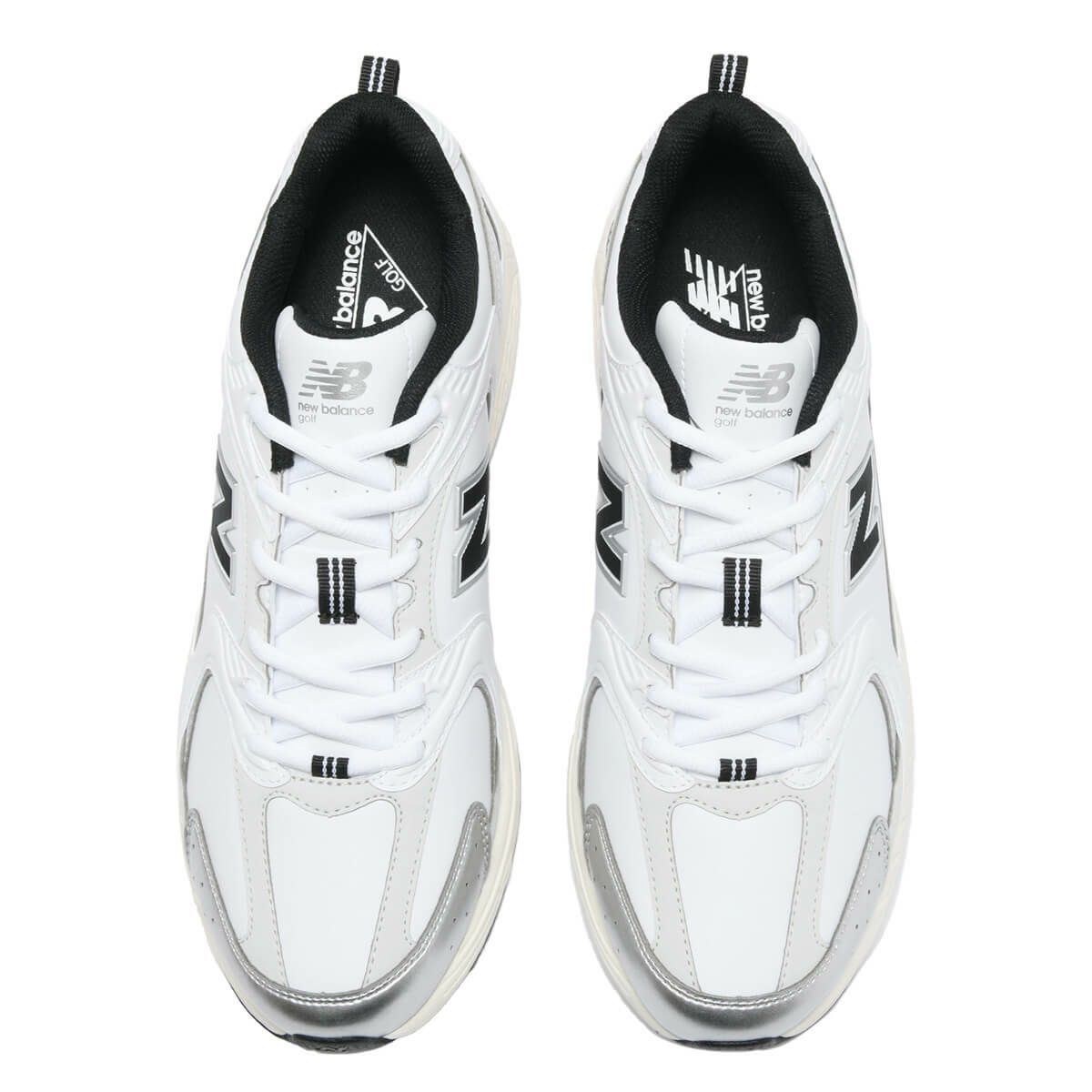 ニューバランスゴルフ　530 SL v1 スパイクレス ゴルフシューズ UGS530 B WHITE/SILVER　2024年モデル 詳細4