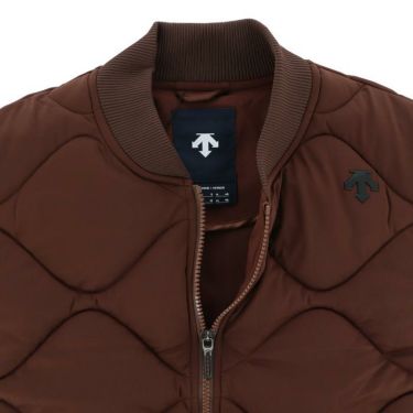 デサントゴルフ DESCENTE GOLF　メンズ 撥水 防風 キルティング 中綿入り 長袖 フルジップ ジャケット DG4FJK02M　2024年モデル 詳細4