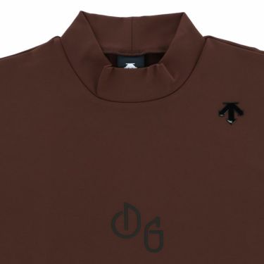 デサントゴルフ DESCENTE GOLF　メンズ ロゴプリント ストレッチ 長袖 モックネックシャツ DG4FLS06M　2024年モデル 詳細3