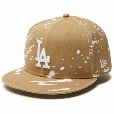 ニューエラ NEW ERA　フラットブリム キャップ 9FIFTY Dripping ロサンゼルス・ドジャース 14307461 カーキ　2024年モデル カーキ（14307461）