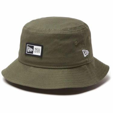 ニューエラ NEW ERA　ハット バケット01 Rubber Patch ボックスロゴ 14307422 ニューオリーブ　2024年モデル ニューオリーブ（14307422）