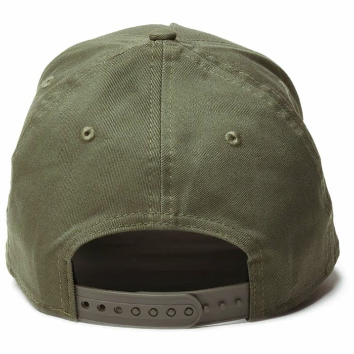 ニューエラ NEW ERA　キャップ 9FORTY A-Frame Rubber Patch ボックスロゴ 14307518 ニューオリーブ　2024年モデル 詳細1