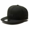 ニューエラ NEW ERA　キャップ 9FIFTY Rubber Patch 14307450 ブラック　2024年モデル ブラック（14307450）