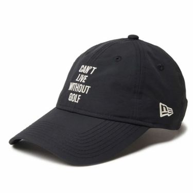 ニューエラ NEW ERA　レディース キャップ 9THIRTY ロングバイザー CAN’T LIVE WITHOUT GOLF 14326216 ブラック　2024年モデル ブラック（14326216）